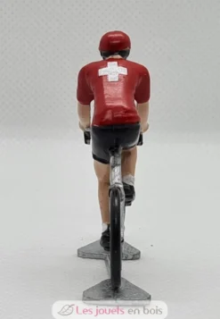 Figurine cycliste R Maillot champion de Suisse - Fonderie Roger