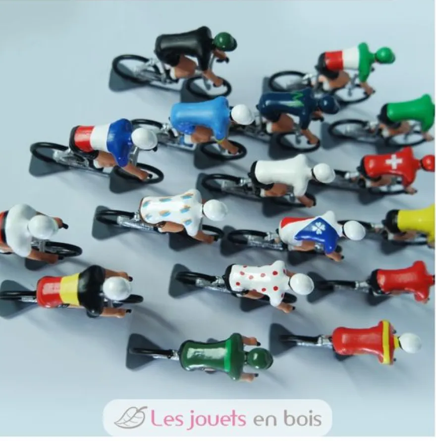 Figurine cycliste R Maillot jaune - Fonderie Roger