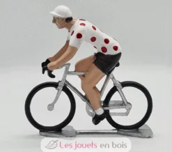 Figurine cycliste R Maillot à pois - Fonderie Roger