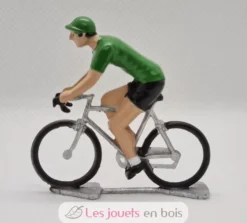 Figurine cycliste R Maillot vert meilleur sprinter - Fonderie Roger