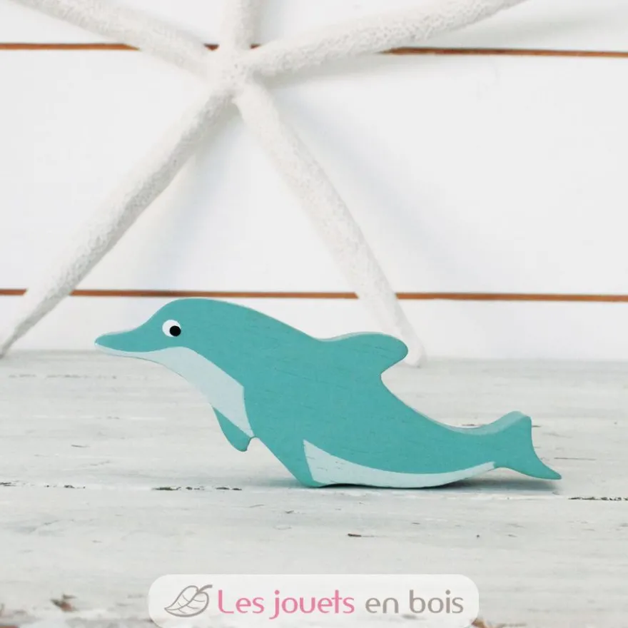Figurine Dauphin en bois - Tender Leaf Toys