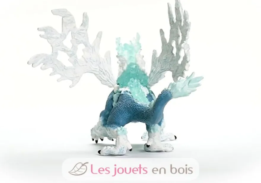 Figurine Dragon de glace blanc bleu - Schleich