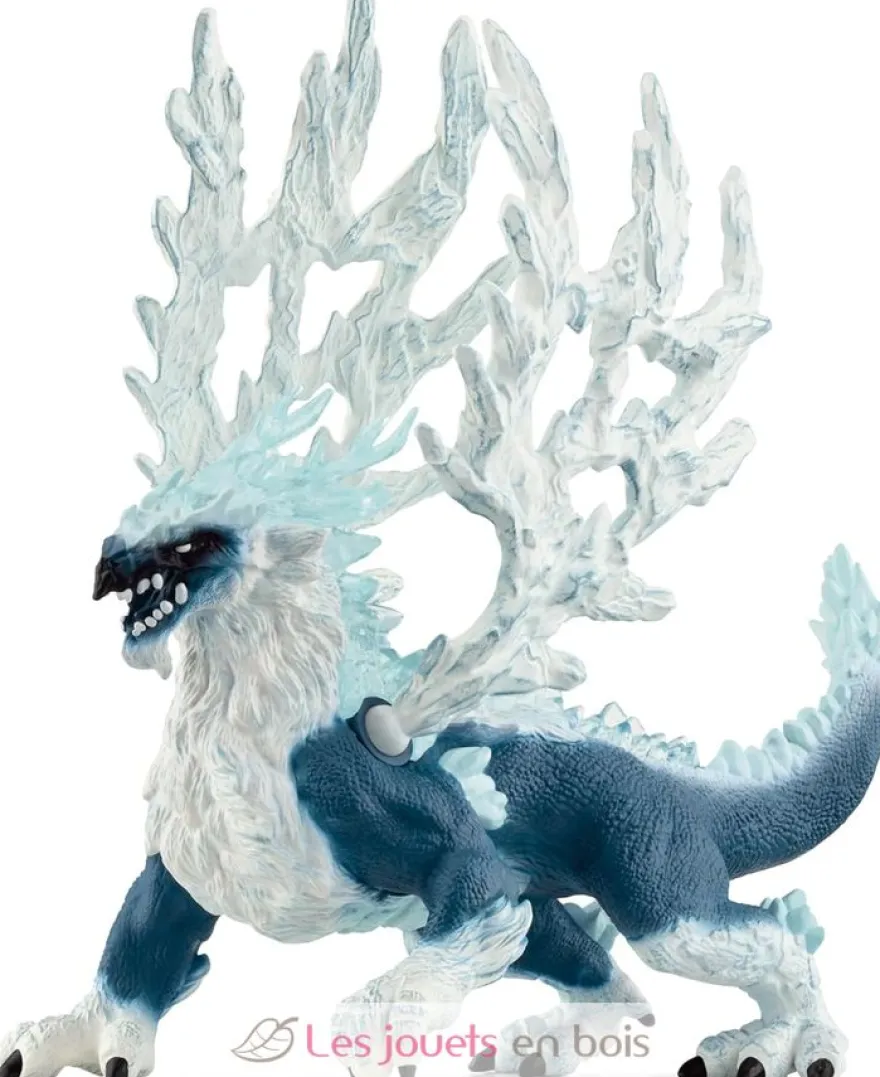 Figurine Dragon de glace blanc bleu - Schleich