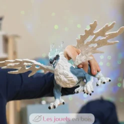 Figurine Dragon de glace blanc bleu - Schleich