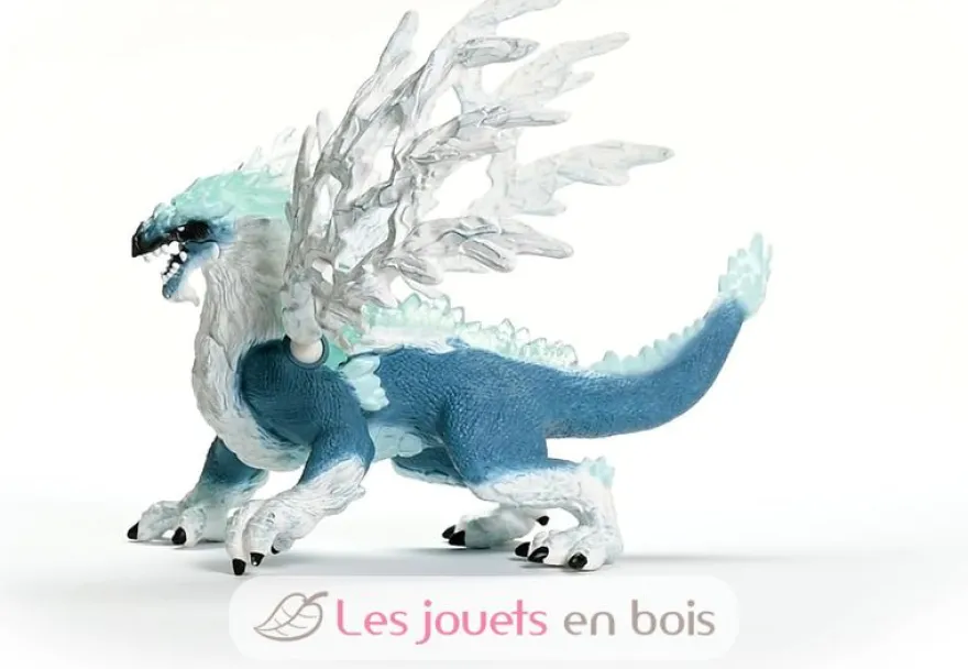 Figurine Dragon de glace blanc bleu - Schleich
