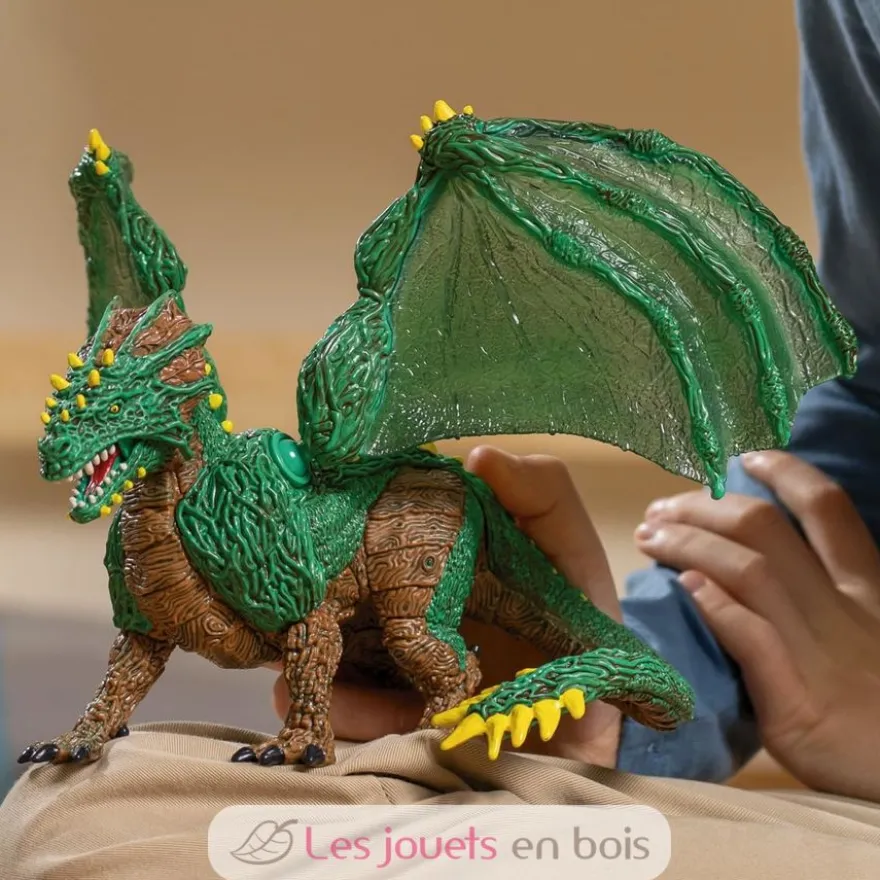 Figurine Dragon de la jungle vert - Schleich