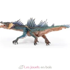 Figurine Dragon des mers bleu vert Papo