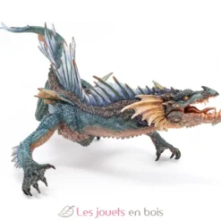 Figurine Dragon des mers bleu vert Papo