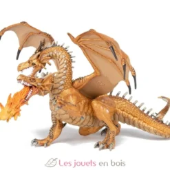 Figurine Dragon à deux têtes or - Papo