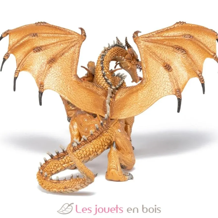 Figurine Dragon à deux têtes or - Papo