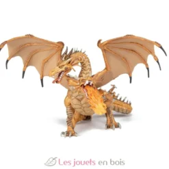 Figurine Dragon à deux têtes or - Papo