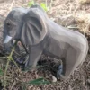 Figurine Eléphant en bois, gris - Wudimals