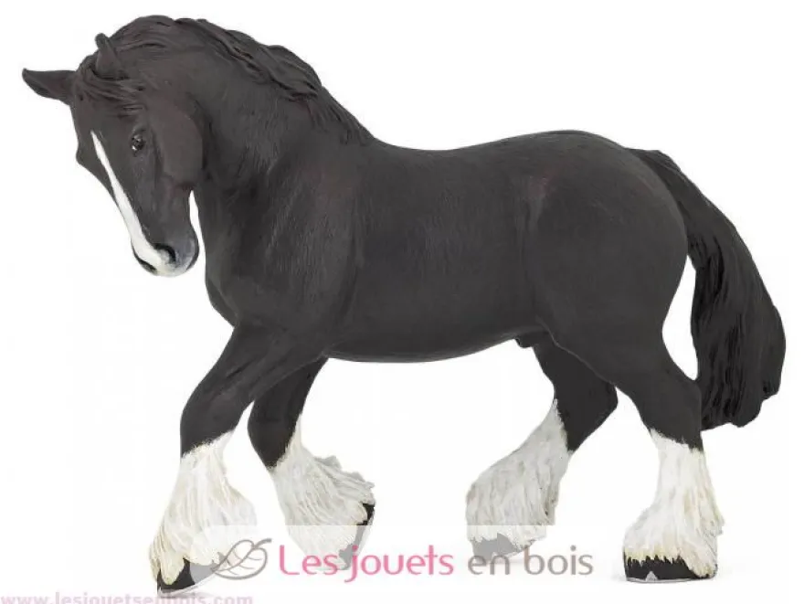 Figurine Etalon shire noir - Papo