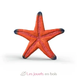 Figurine Etoile de mer changeant de couleur rouge jaune - Schleich