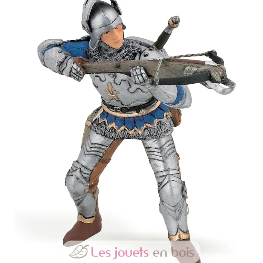 Figurine Figurine Arbalétrier en armure bleu - PAPO