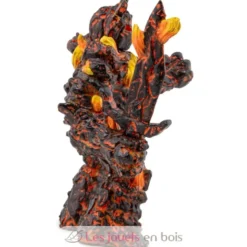 Figurine Golem de feu marron orange Papo