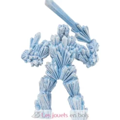 Figurine Golem de glace blanc bleu Papo