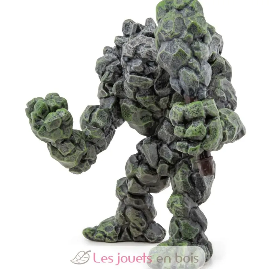 Figurine Golem de Pierre Gris vert Papo