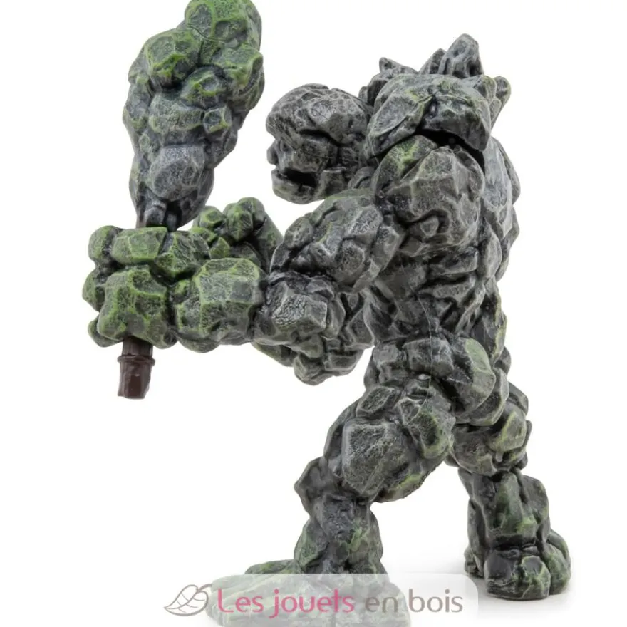 Figurine Golem de Pierre Gris vert Papo