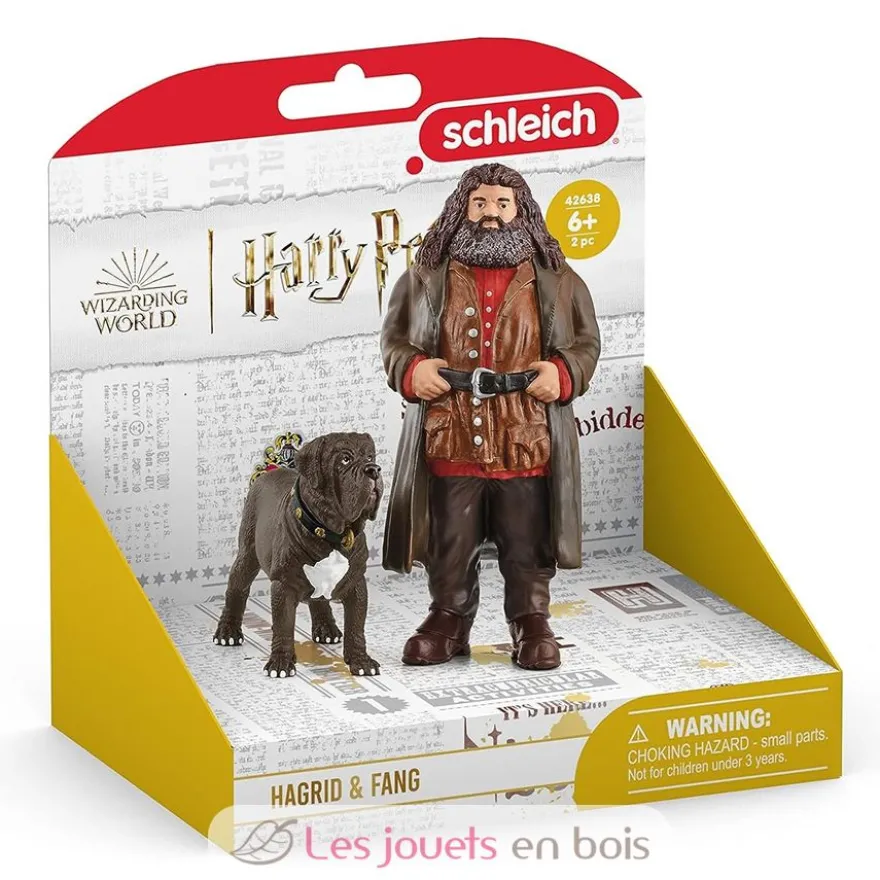Figurine Hagrid et Crockdur marron - Schleich