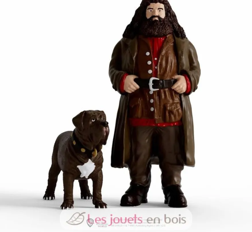 Figurine Hagrid et Crockdur marron - Schleich