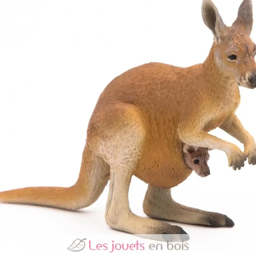Figurine Kangourou et son bébé - Papo