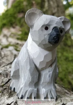 Figurine Koala en bois marron - Wudimals