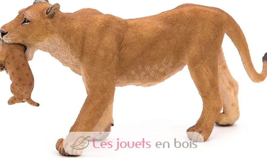 Figurine Lionne avec son bébé lionceau - Papo