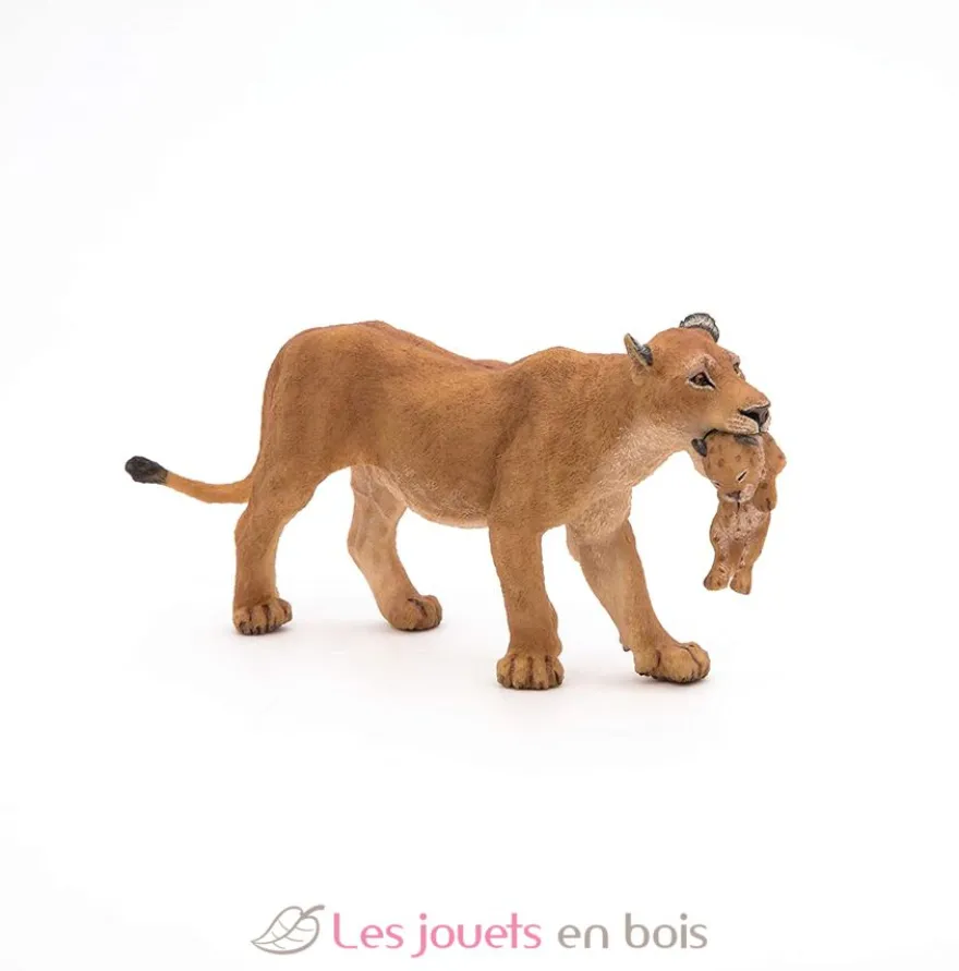 Figurine Lionne avec son bébé lionceau - Papo