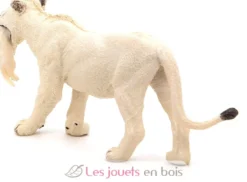 Figurine Lionne blanche avec son bébé lionceau - Papo