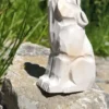 Figurine loup arctique en bois, blanc gris - Wudimals