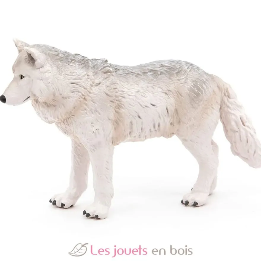 Figurine loup polaire blanc Papo
