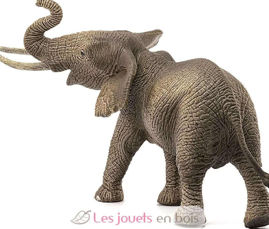 Figurine Éléphant d'Afrique mâle marron - Schleich