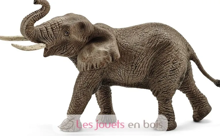 Figurine Éléphant d'Afrique mâle marron - Schleich
