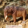 Figurine Mammouth en bois marron - Wudimals