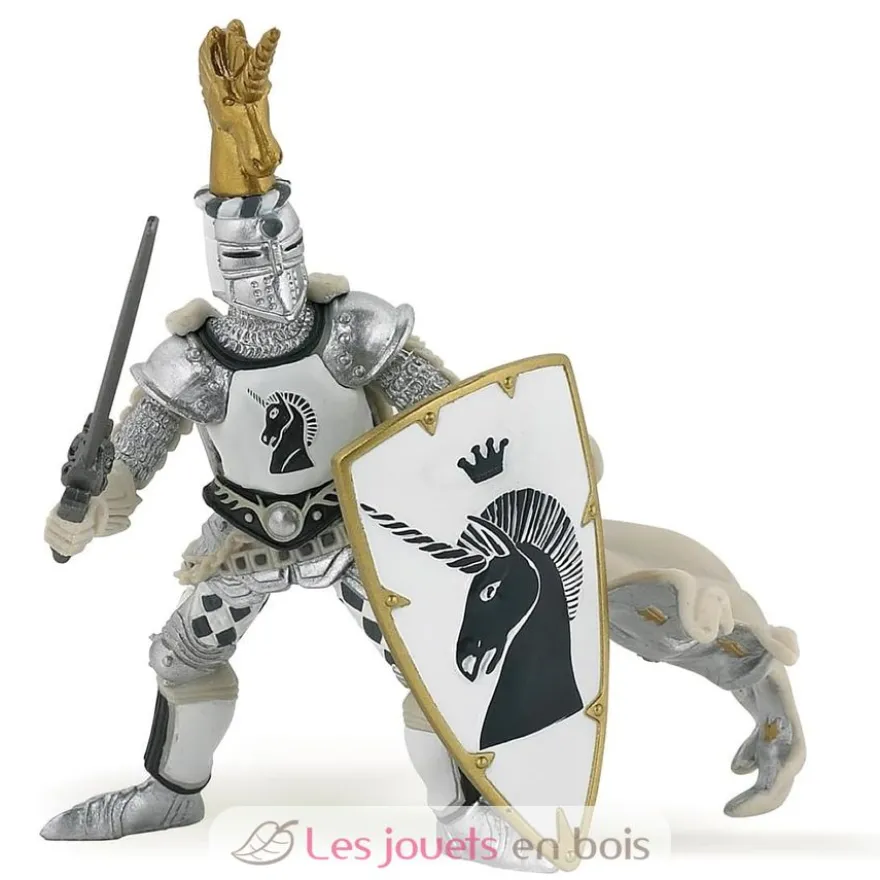 Figurine Maître des armes cimier licorne - Papo