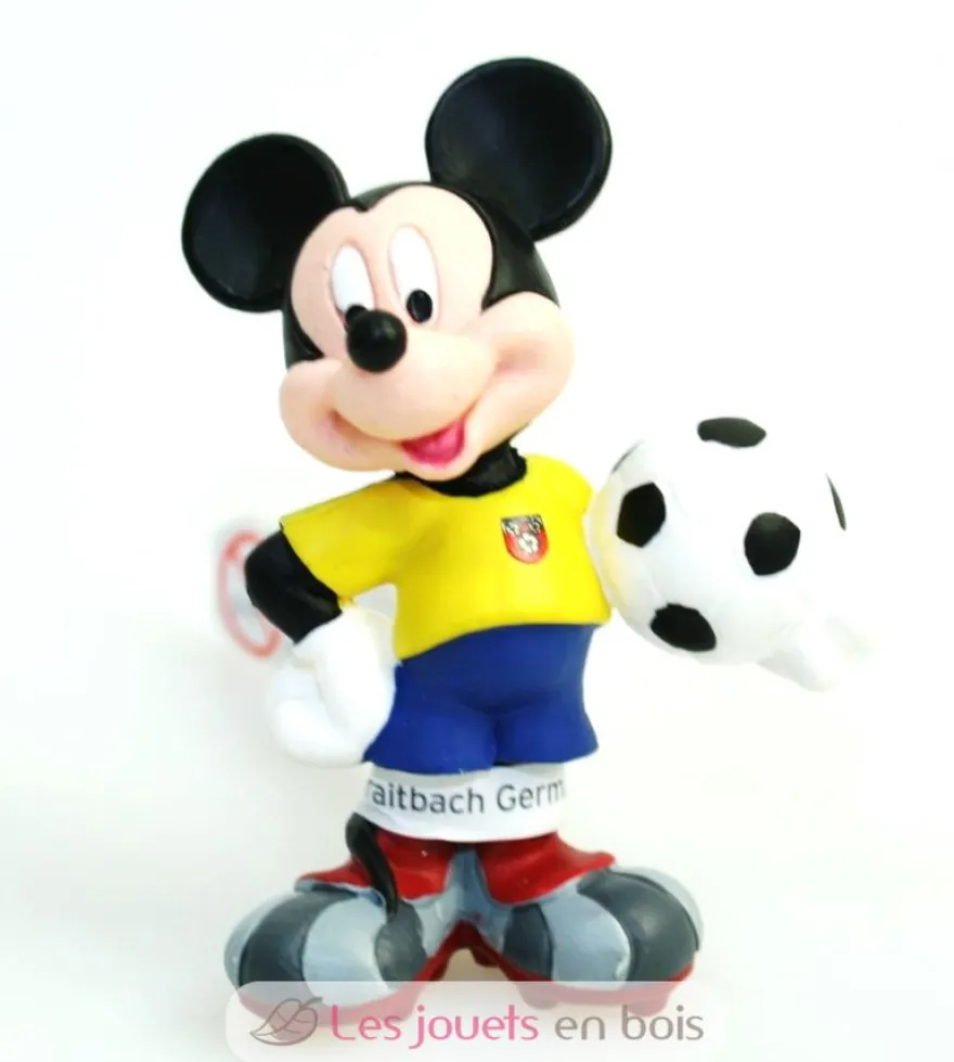 Figurine Mickey footballeur brésilien - Bullyland