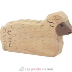 Figurine Mouton, allongé - Holztiger