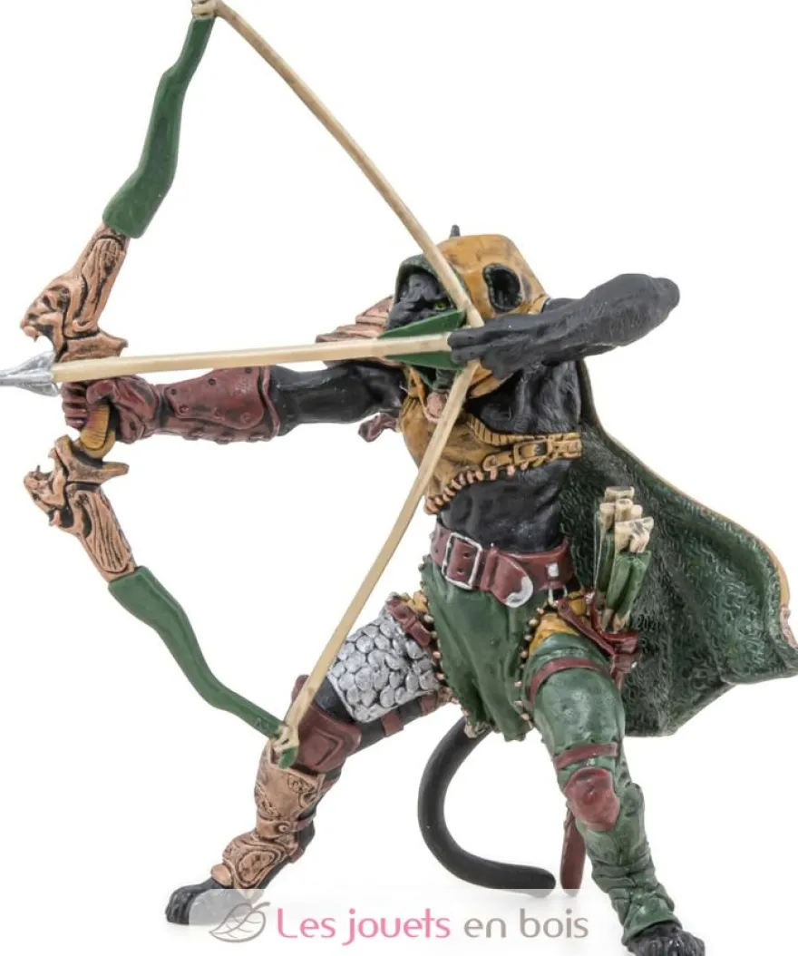 Figurine Mutant panthère vert et noire Papo