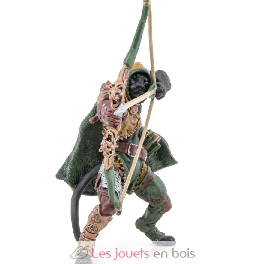 Figurine Mutant panthère vert et noire Papo