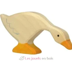 Figurine Oie, mangeant - Holztiger