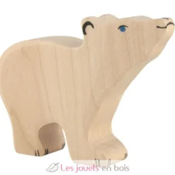 Figurine Ours polaire, petit - Holztiger