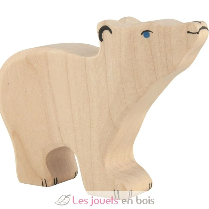 Figurine Ours polaire, petit - Holztiger