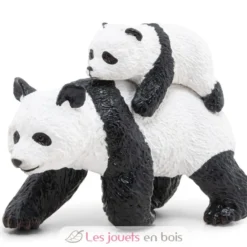 Figurine Panda et son bébé - Papo