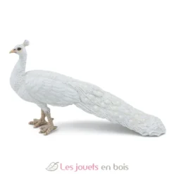 Figurine paon blanc blanc - Papo