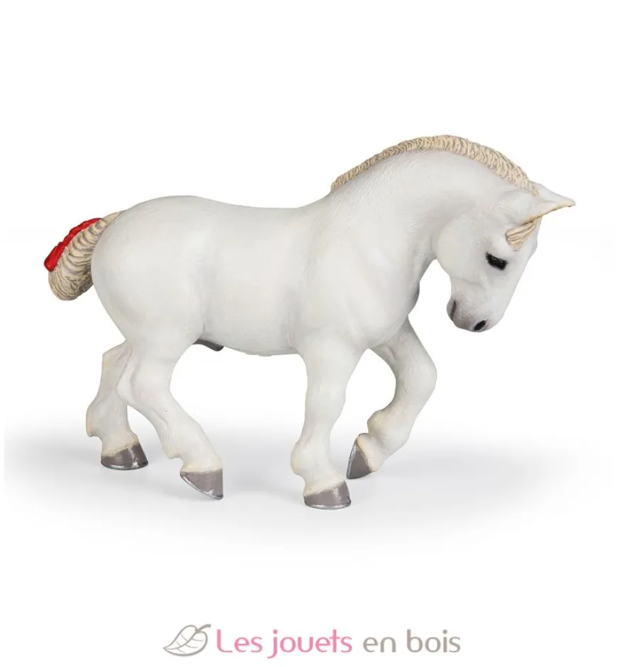 Figurine Percheron blanc - Papo