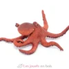Figurine petite pieuvre marron