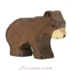 Figurine Petit ours brun - Holztiger