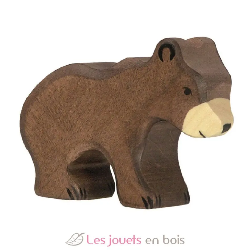 Figurine Petit ours brun - Holztiger
