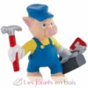 Figurine 3 petits cochons mécanicien - Bullyland